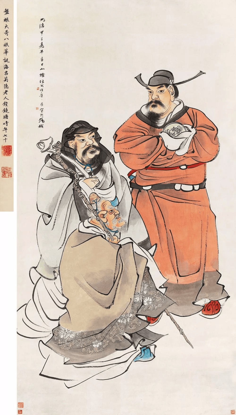 任伯年画人物:线条无人超越(附任伯年人物画高清合集)_绘画_作品_艺术