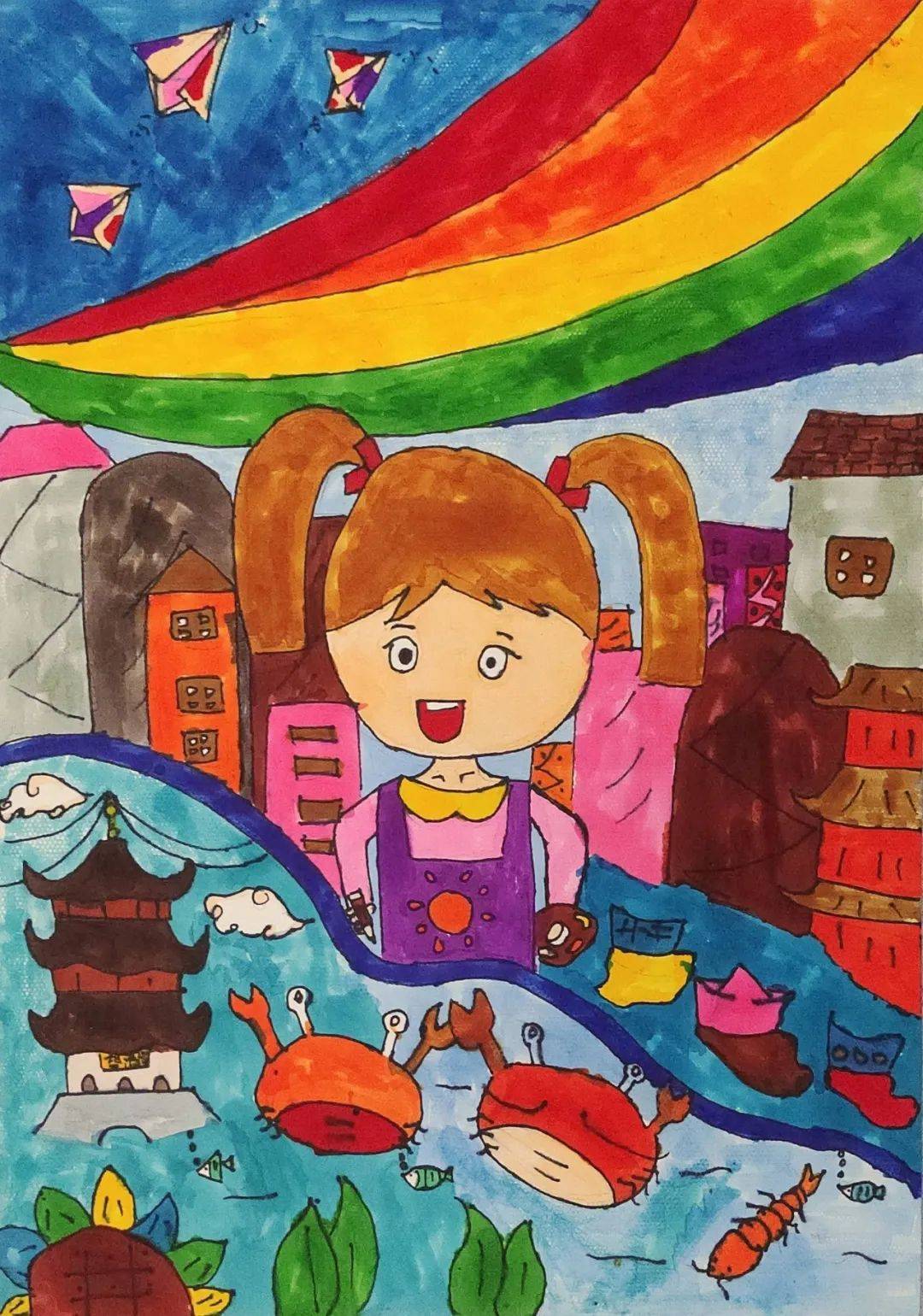 儿童友好丨洞头区第三届儿童友好主题创意绘画大赛结果公布!