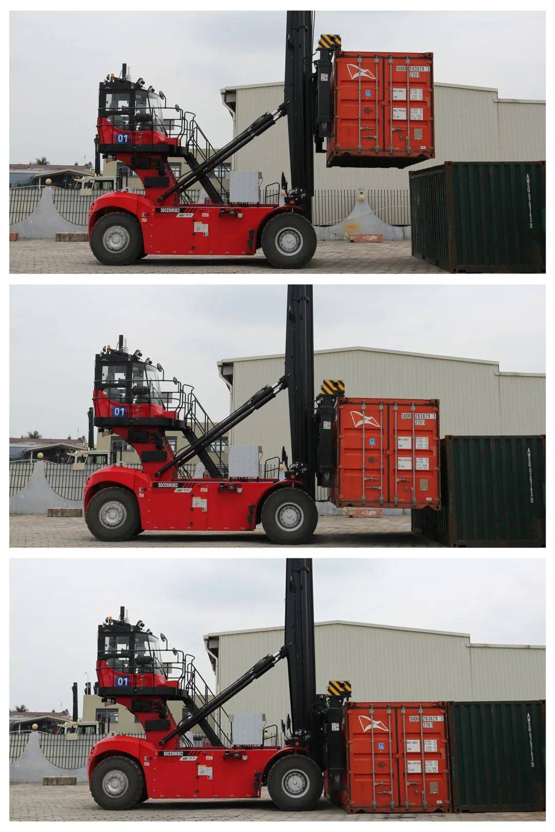 港口"黑科技"!全球首台远控堆高机,亮相厦门港海天码头