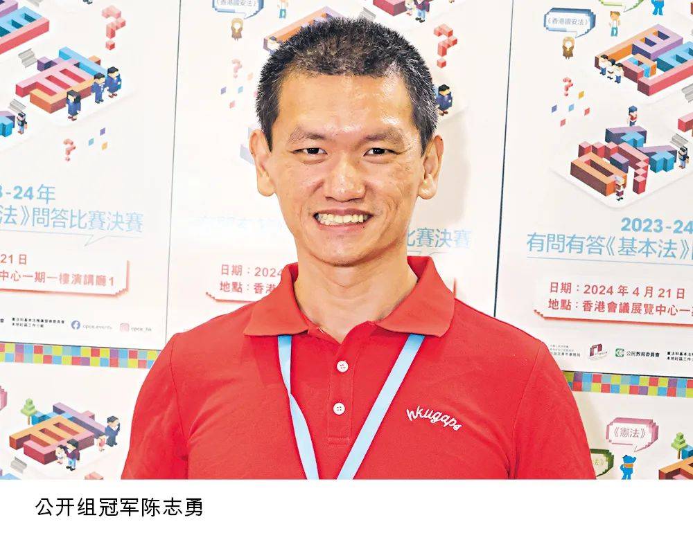 冠军 陈志勇:认识《基本法》是每个香港市民的责任