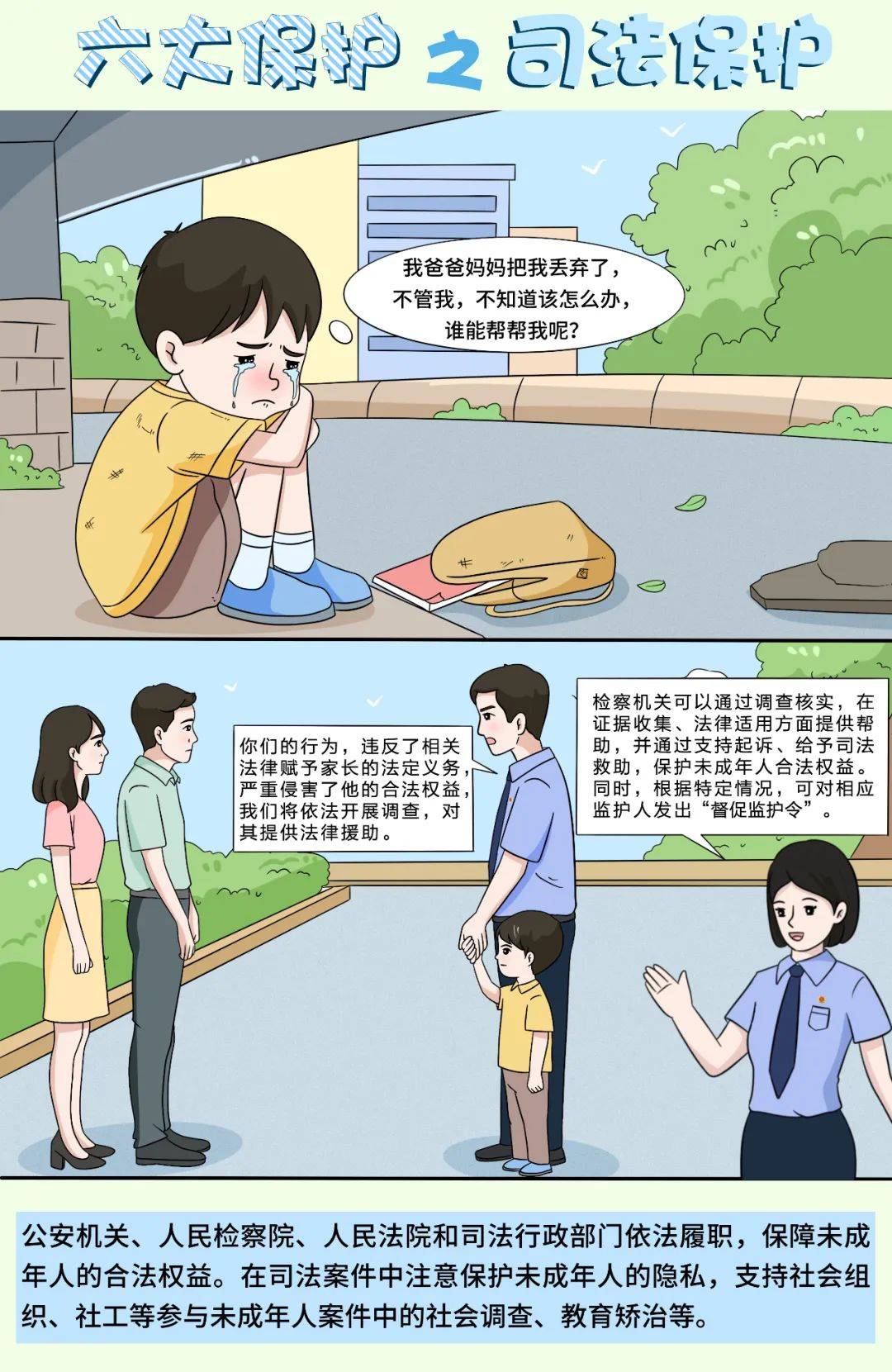 未成年人六大保护是什么?六组漫画告诉您