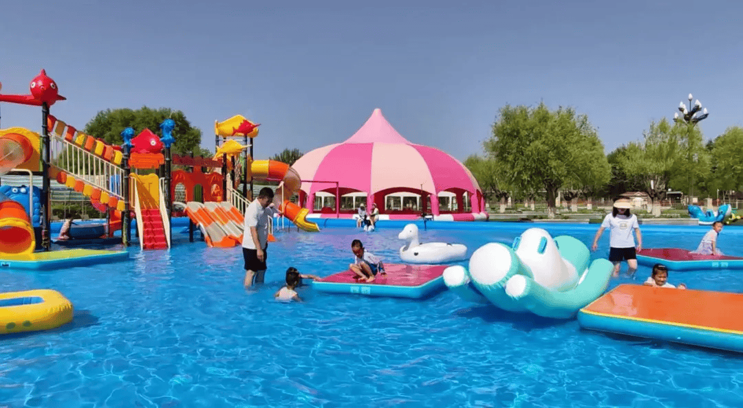 蓝色夏日·花博园"悦享四季"游园会--水上乐园拒绝热浪 跃进25°c夏日