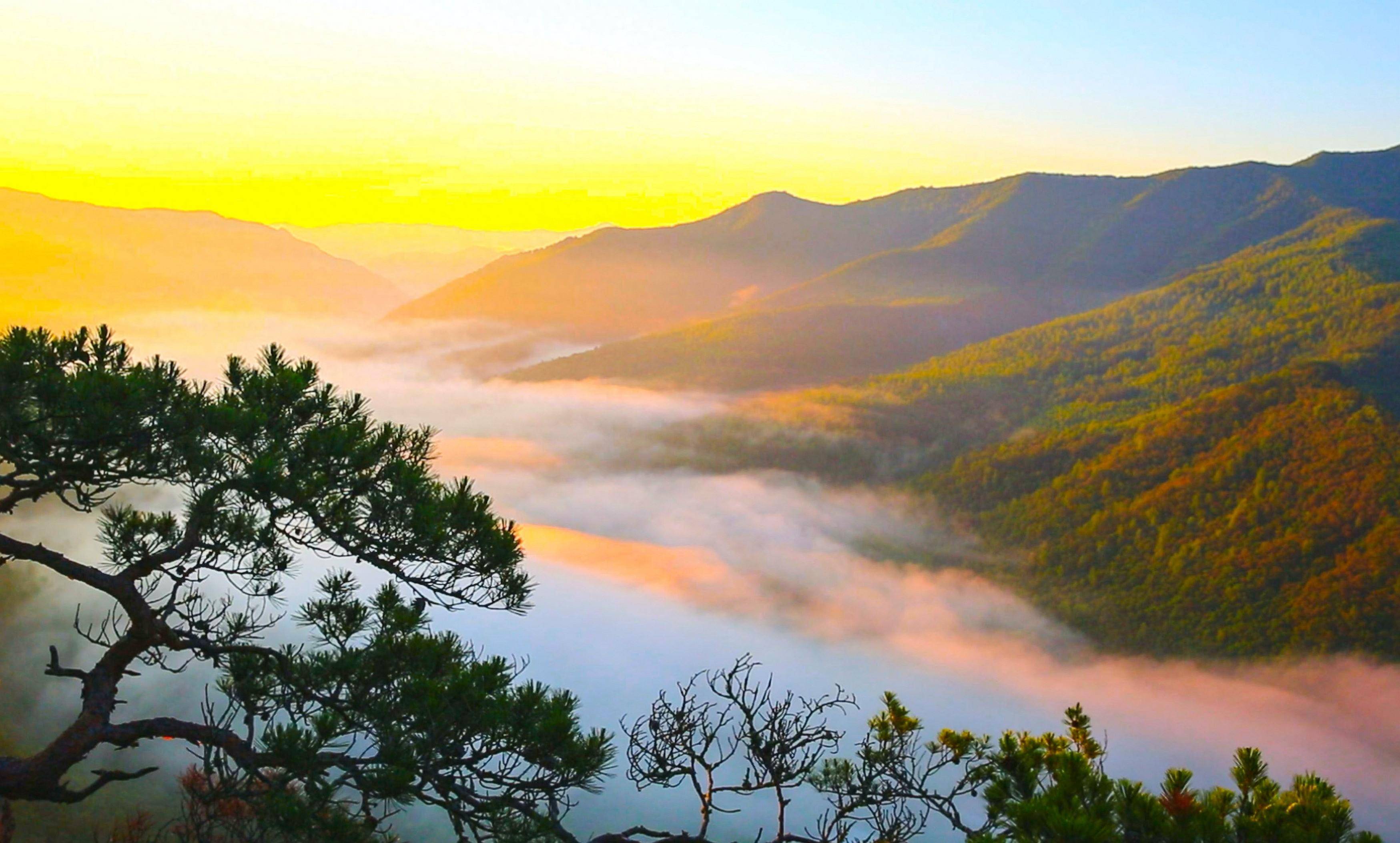 长白山景色图片