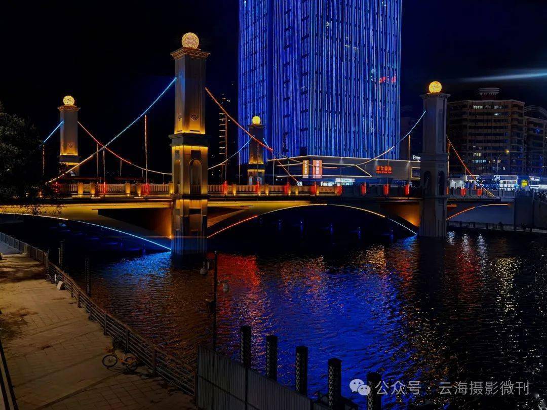 【漫行潍坊】白浪河畔小夜景