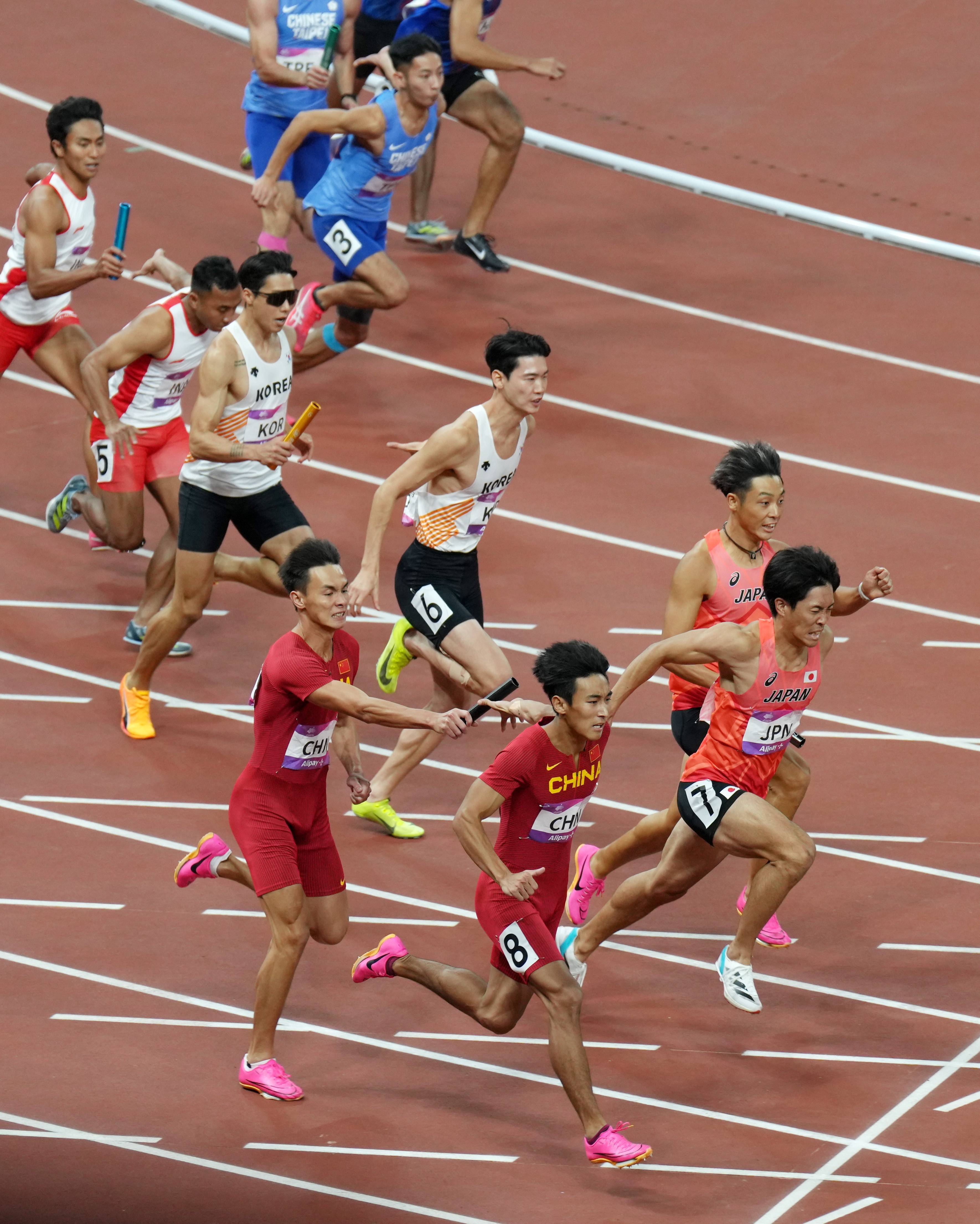 去年的杭州亚运会,中国男子4x100米接力队就正式迎来新老更替的时代