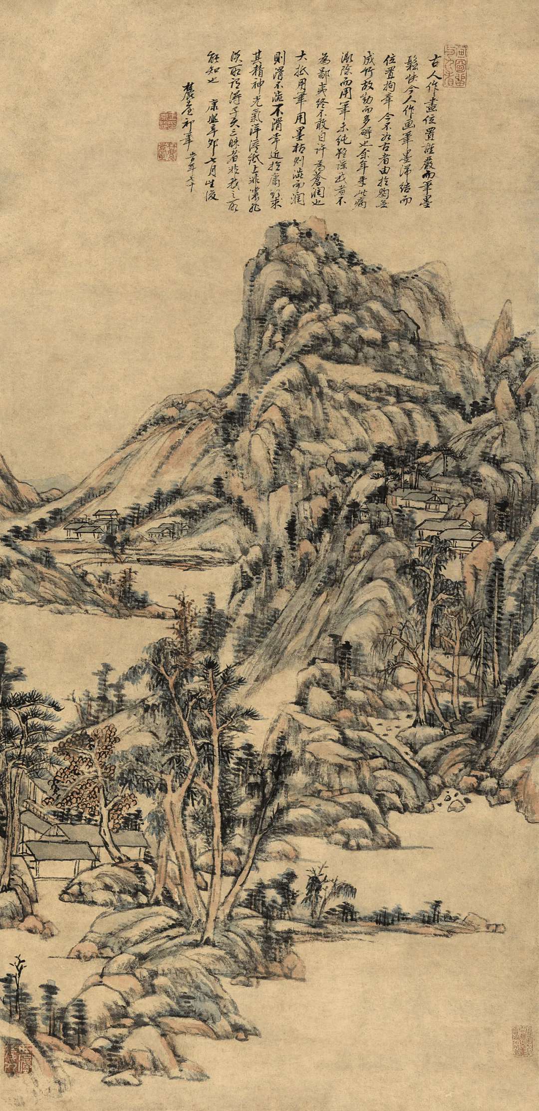 【每日一图】王原祁《青绿山水》