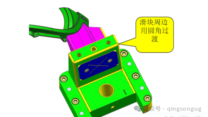 经典的汽车车灯模具结构解析4