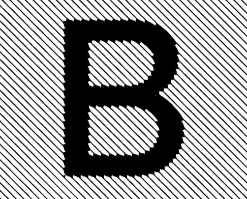 设计师字母"b"一稿过!