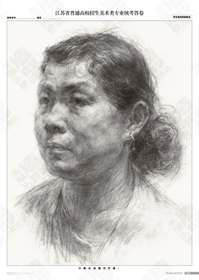 江苏艺考首选《素描头像造型 》直击素描教学