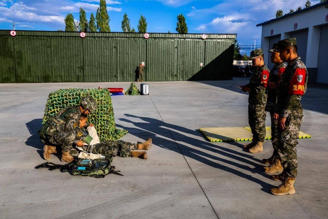 武警兵团总队某支队举行"铸剑——2024"军事训练大比武