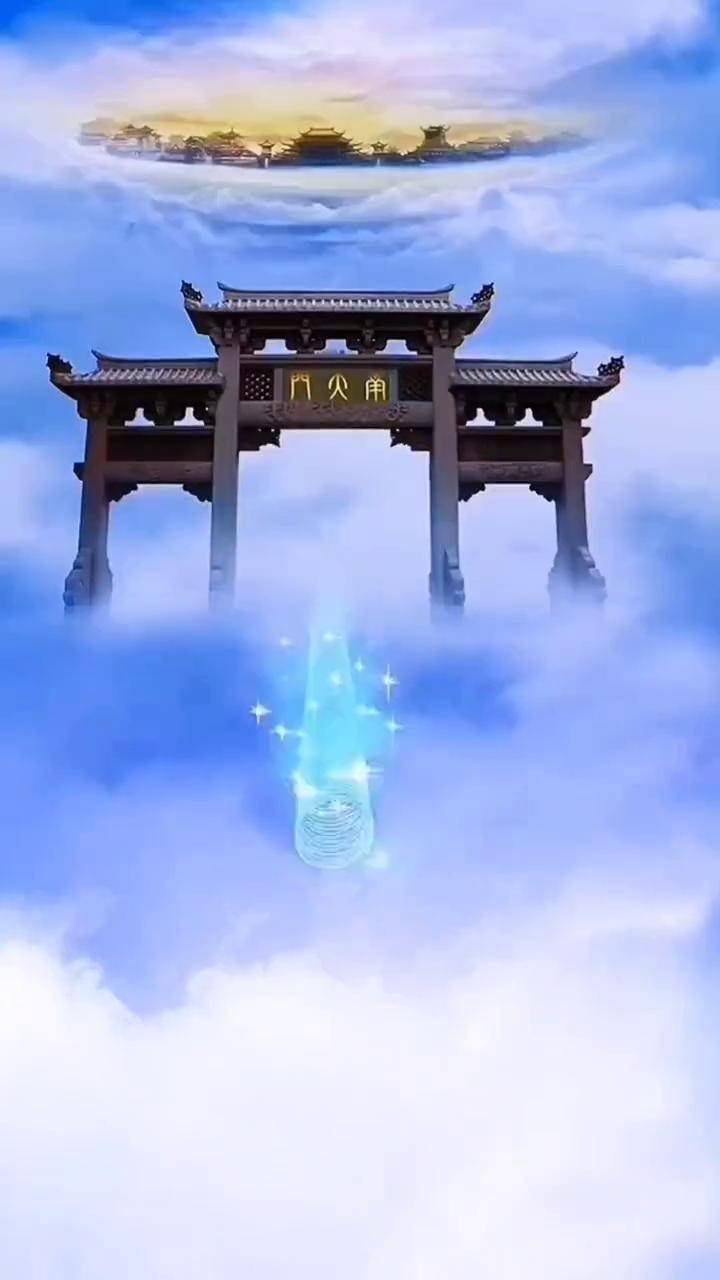 嫦娥仙子穿越仙境 月下嫦娥 腾云驾雾 嫦娥奔月 仙气十足, 中秋快!