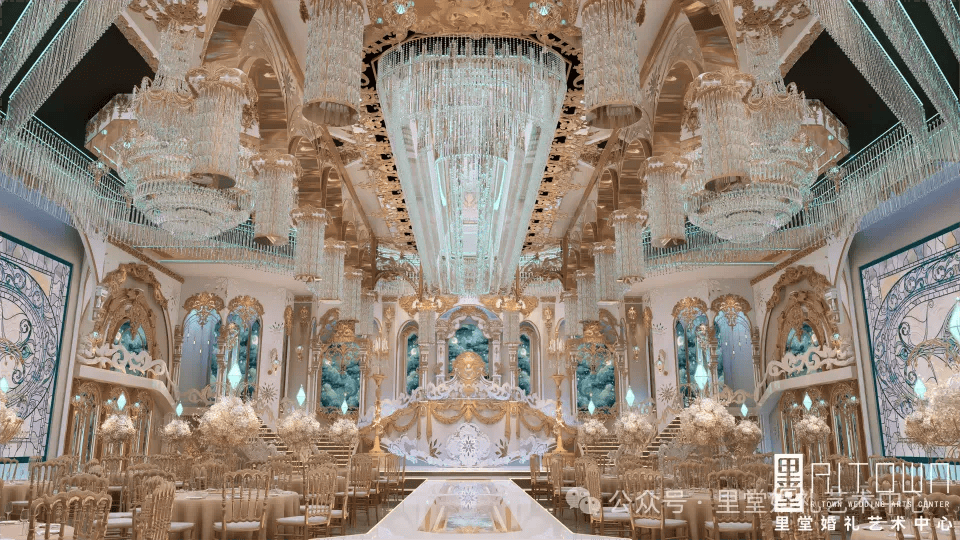 5款高奢主题厅,里堂婚礼艺术中心品牌简介_宴会厅_水晶_观礼