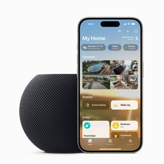 苹果新款HomePod mini午夜色开售 内置温湿度传感器