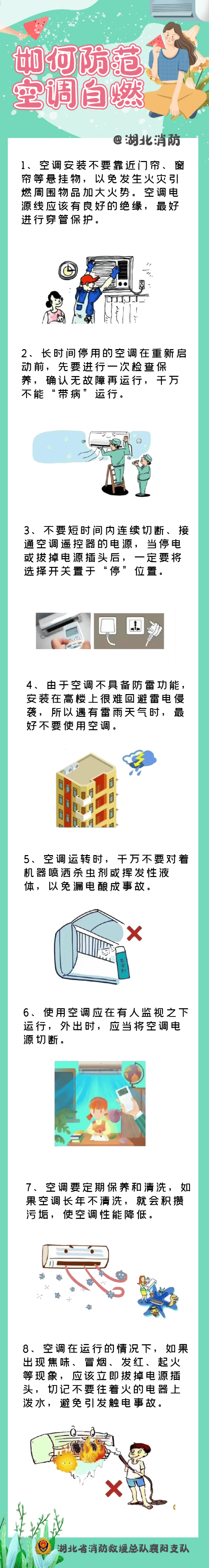 不能麻痹大意预防火灾事故使用空调,风扇等电器设备持续高温6月22日