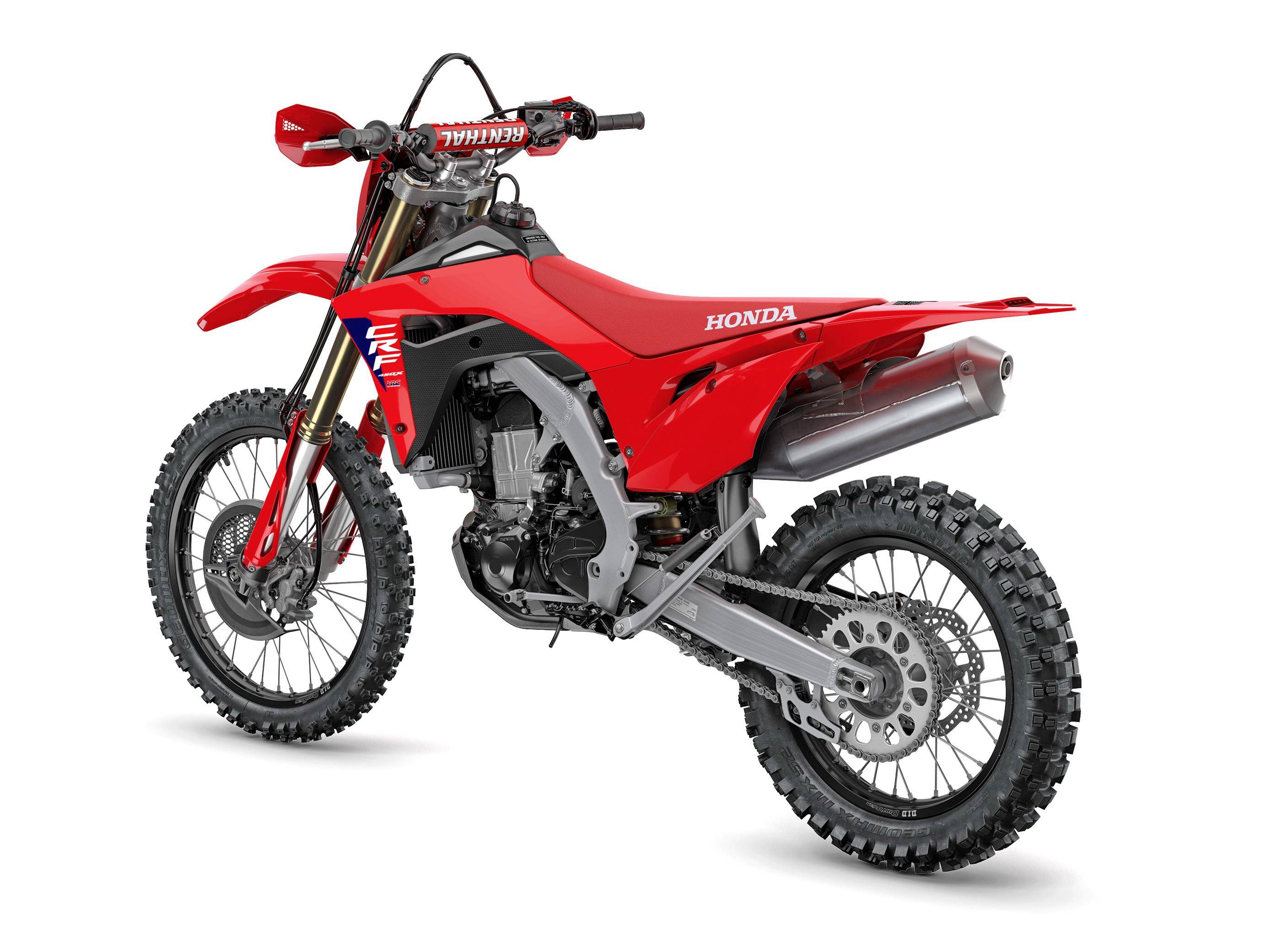 配备了前大灯和仪表,honda 2025 crf450x 越野赛车