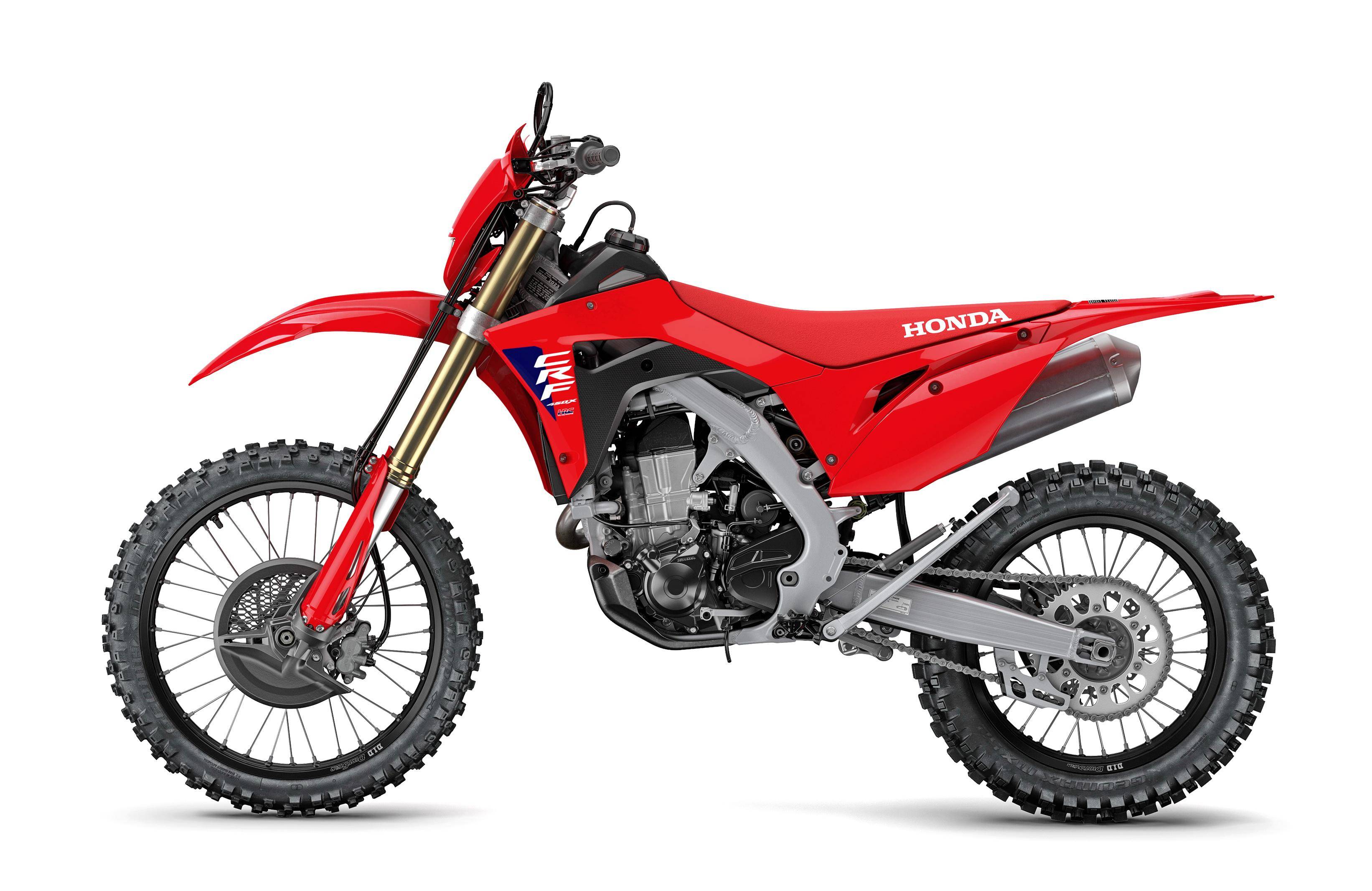 配备了前大灯和仪表,honda 2025 crf450x 越野赛车