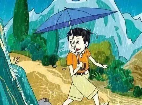 风雨交加卡通图片图片