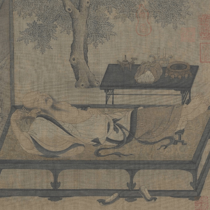 消夏图中觅清凉_高士_人物画_故宫博物院