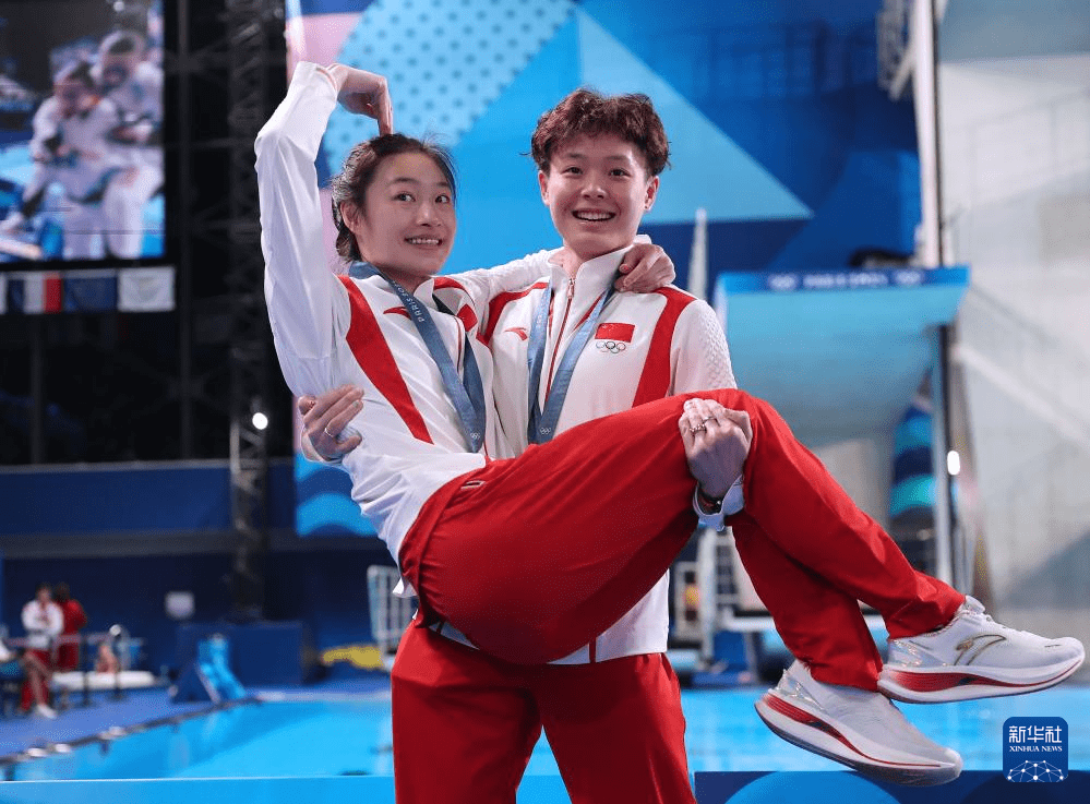 巴黎奥运会 | 跳水——女子双人3米板:中国选手昌雅妮/陈艺文夺得金牌