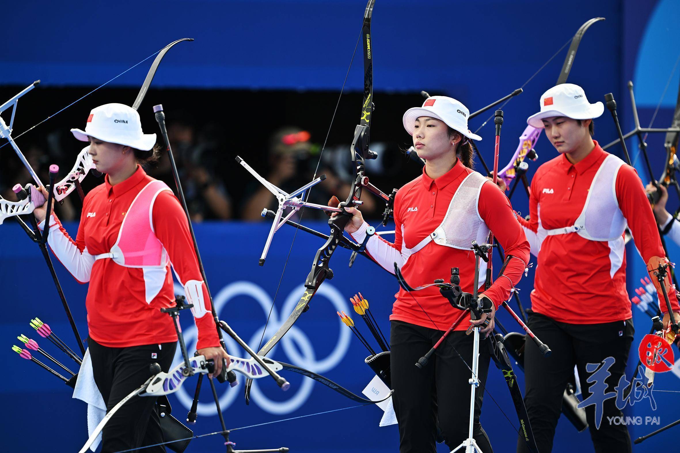 图集|中国队夺得巴黎奥运会射箭女子团体银牌