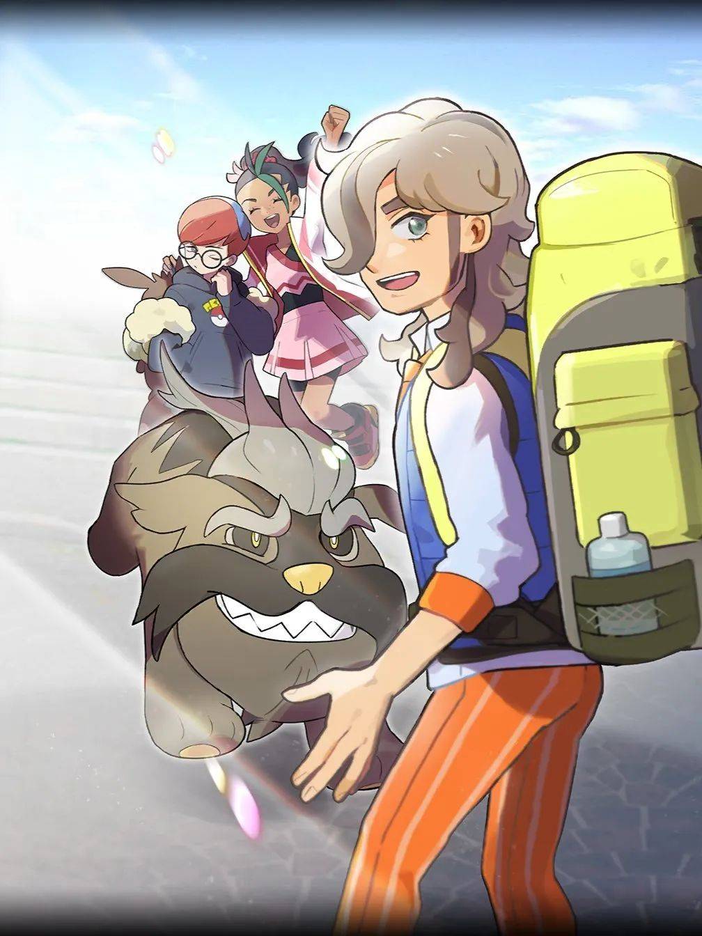 宝可梦大师ex派帕,牡丹,妮莫特别插画!