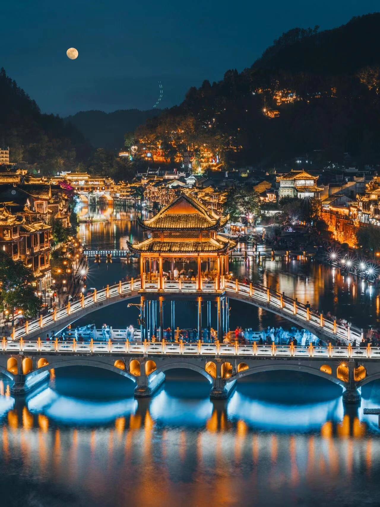 张家界夜景图片图片