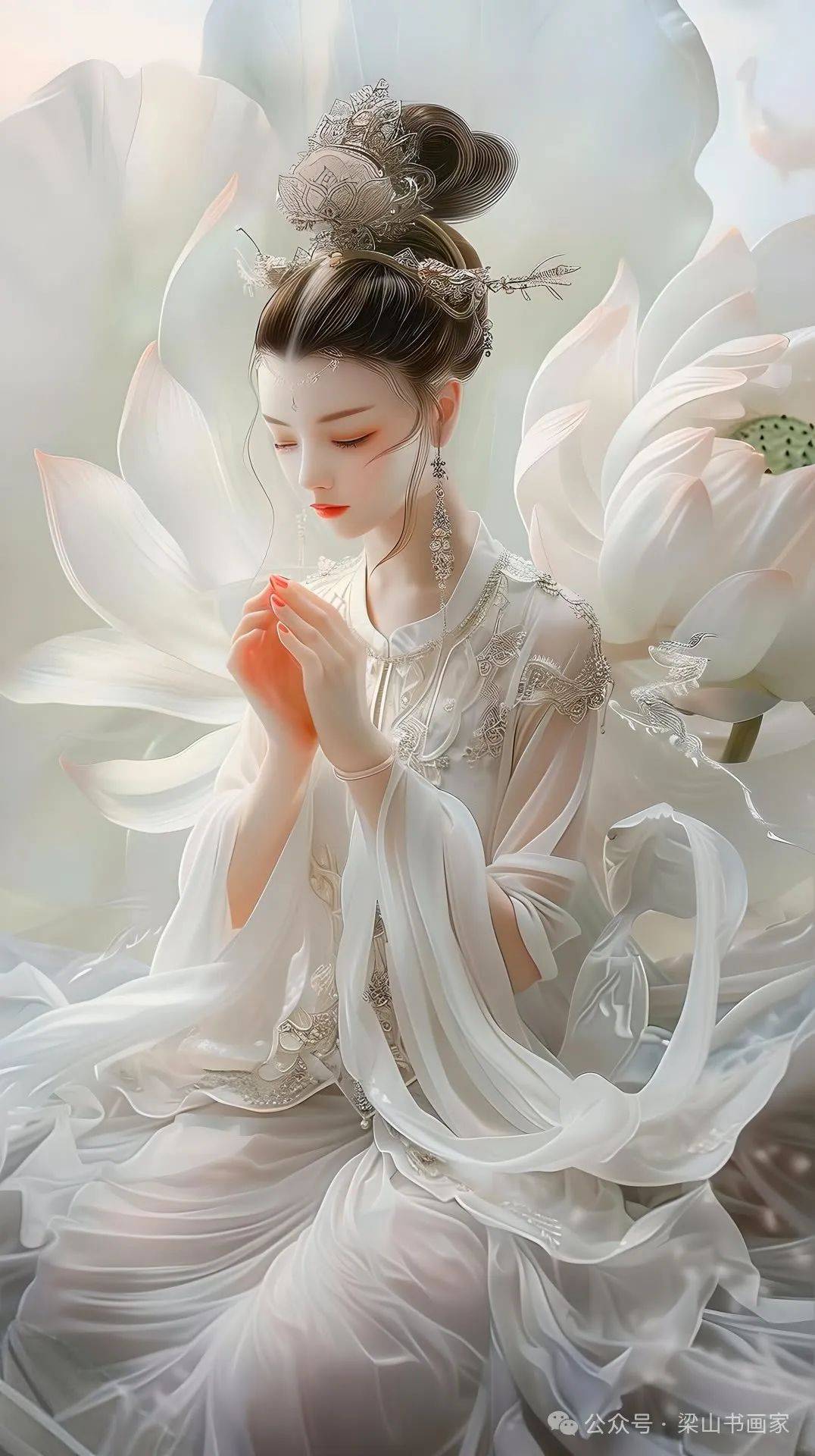 美丽的荷花仙子