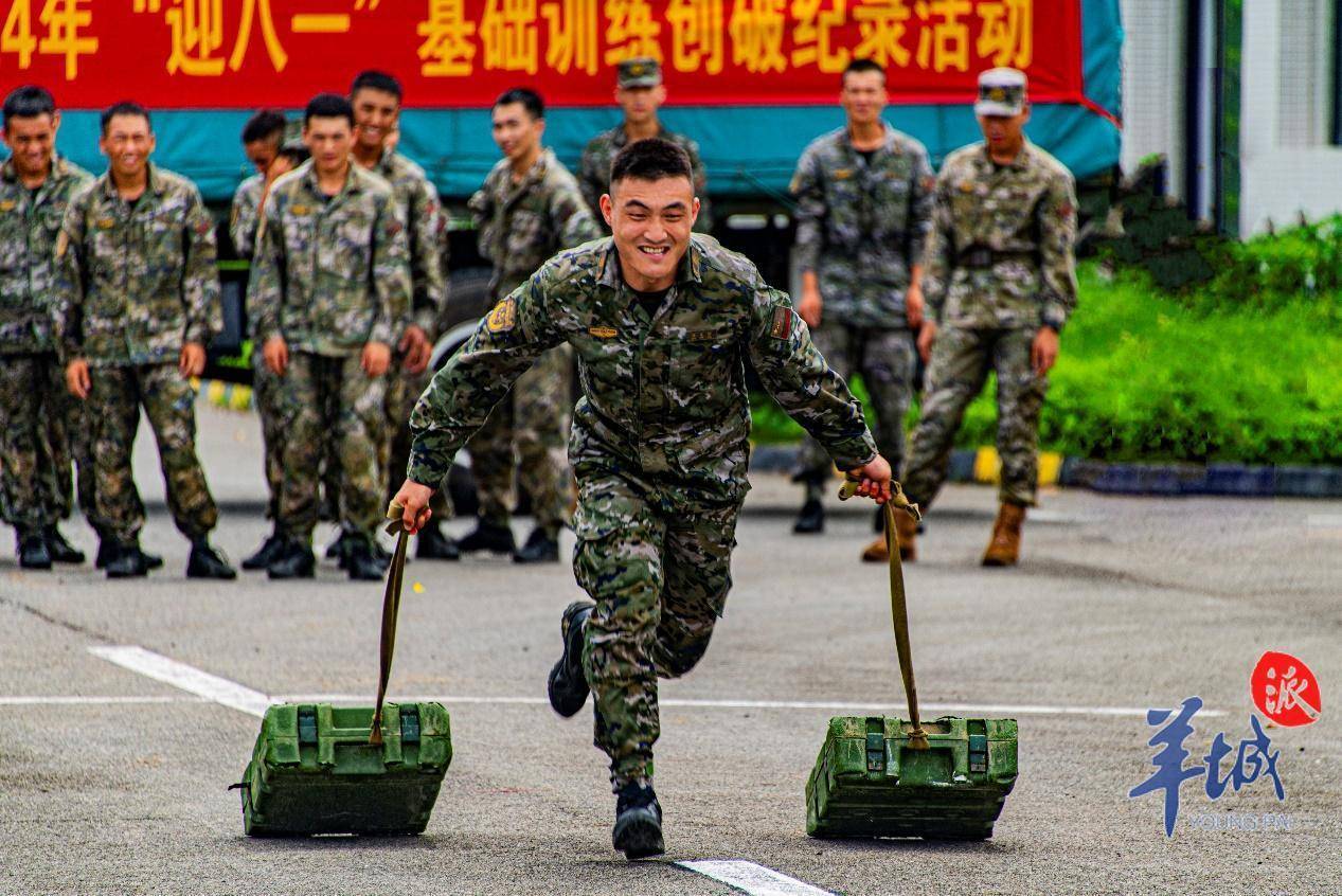 庆八一!武警广东总队佛山支队举办创破纪录比武活动