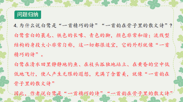 【课件】五年级语文上册 课文1《白鹭》