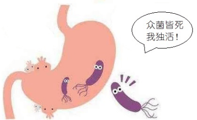 大多数单纯幽门螺杆菌感染的患者无症状,部分患者可表现出上腹痛,腹胀