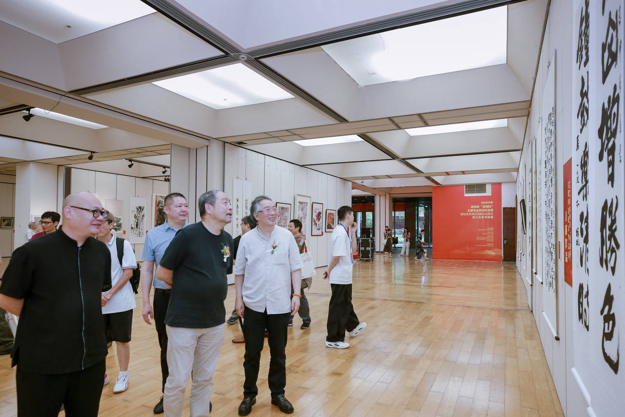 2024"西湖杯"书画展启幕,纪念黄宾虹诞辰160周年_杭州市_艺术_活动
