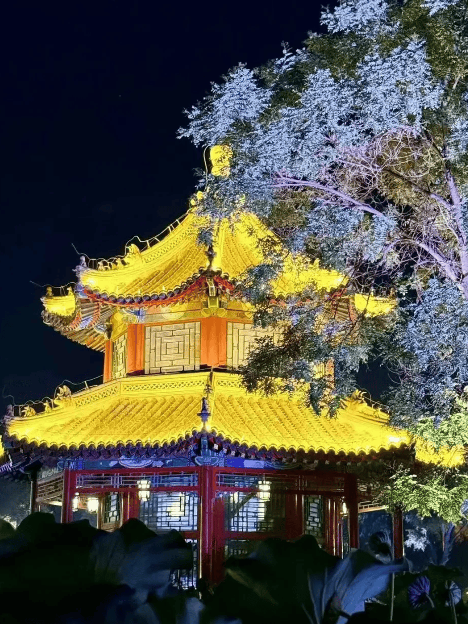 保定附近夜景景点图片