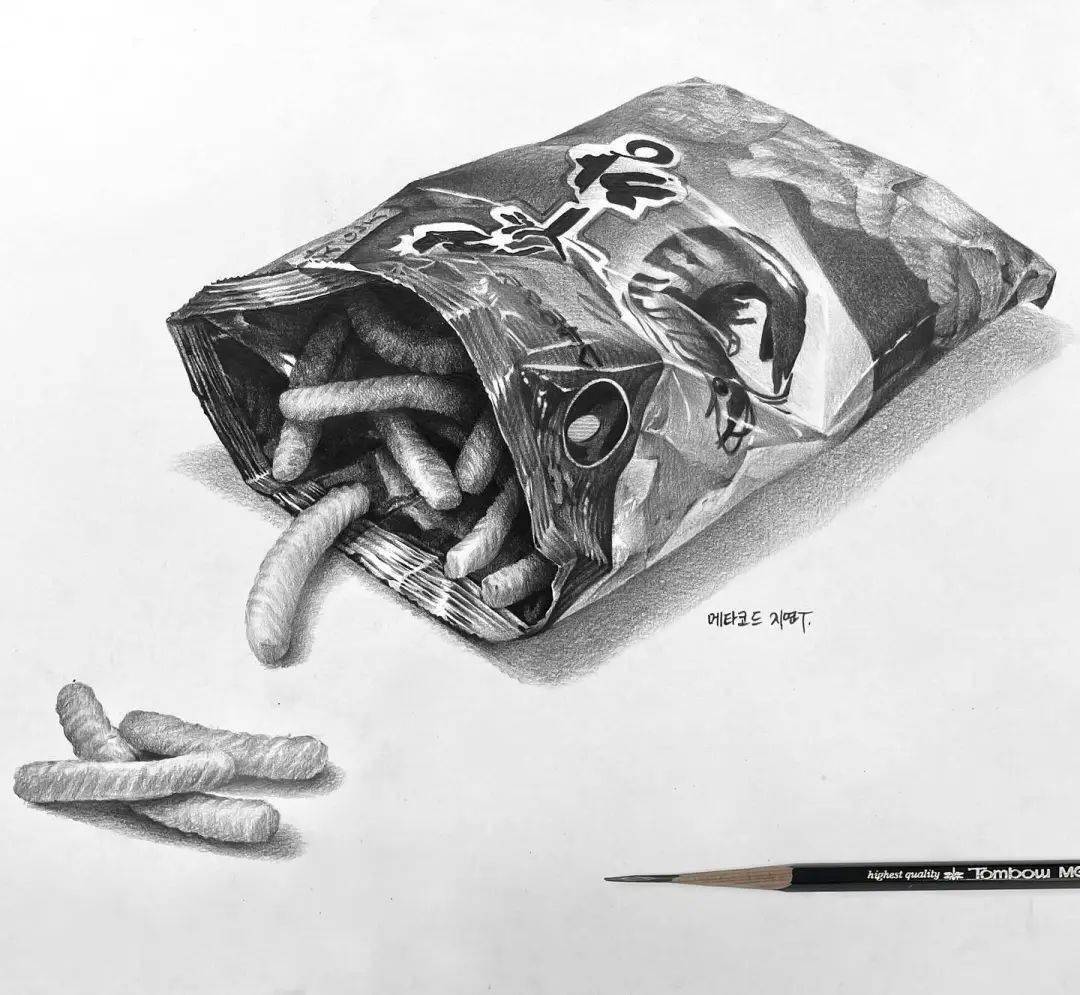 这就是传说中的"精微素描",铅笔的极限_画法_绘画_教学