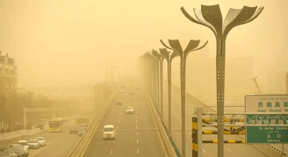 扬沙浮尘来袭!将影响黄石_沙尘_天气_湖北省