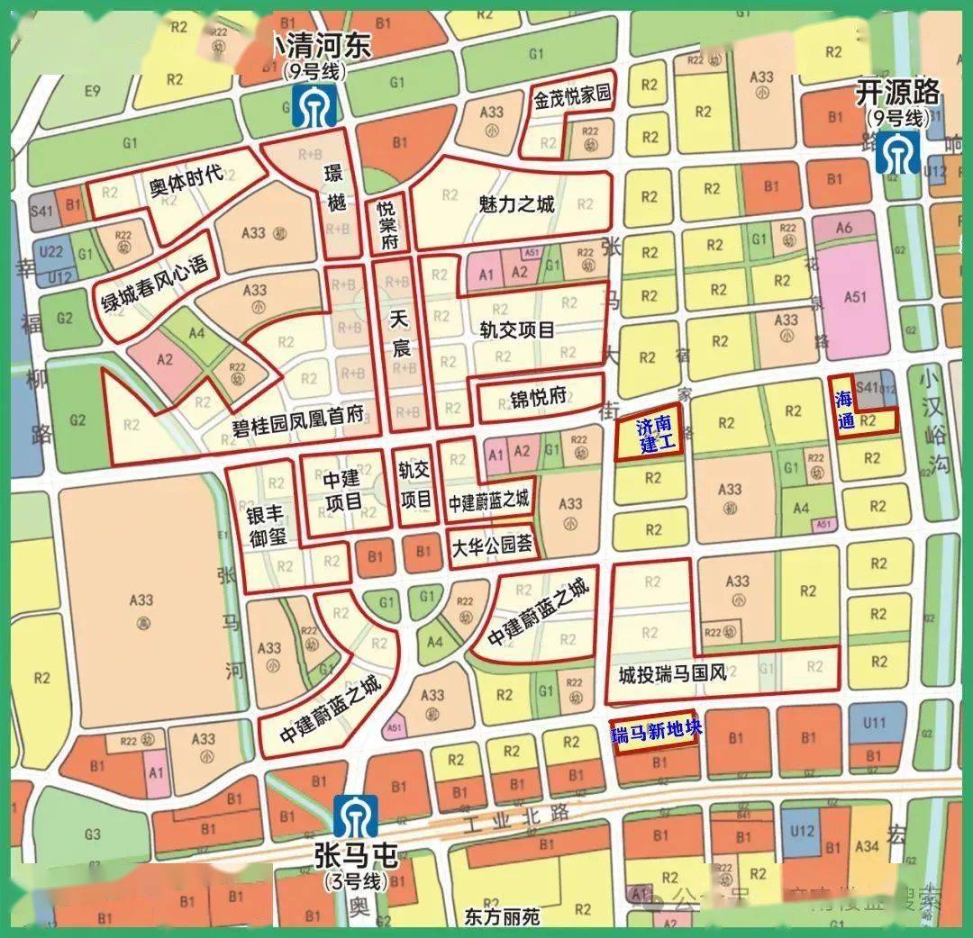 张马屯继续拍地,新增三个低密新楼盘!_地块_片区_土地