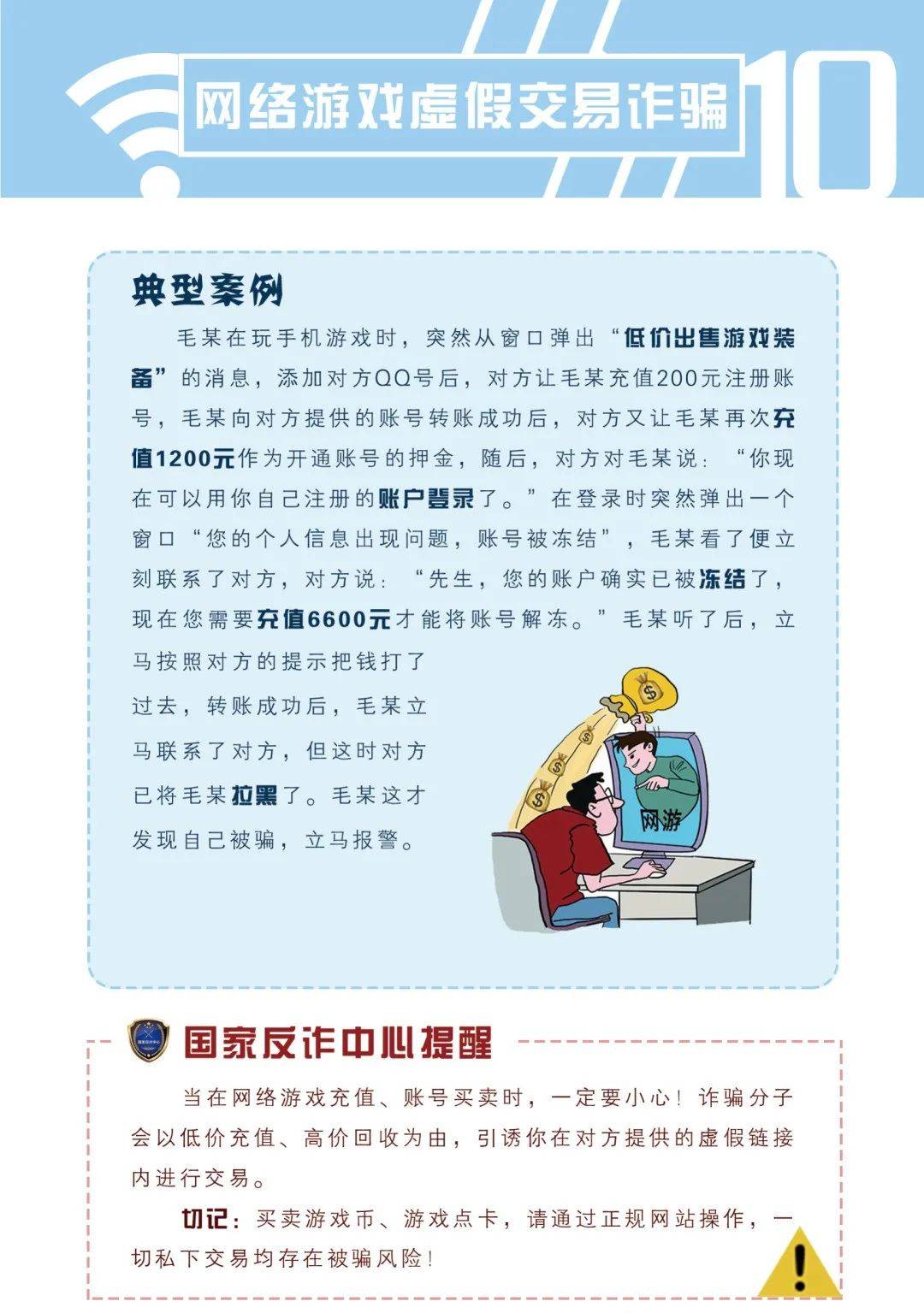 普法微课堂 防骗反诈宣传手册,一图识破十种电信网络诈骗手段!