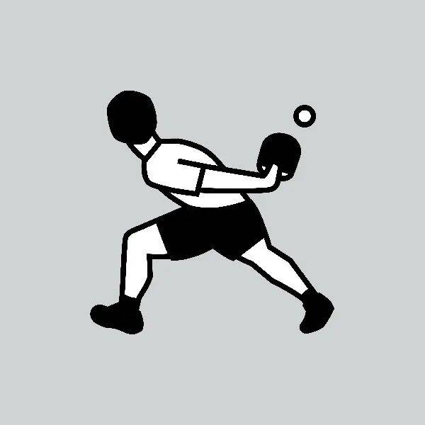 小人儿用身体拼成了一个"x",这个视觉元素是logo的核心,与运动或体育