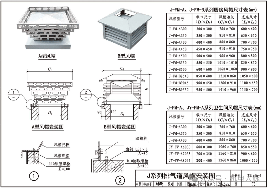 拔气风帽结构图图片