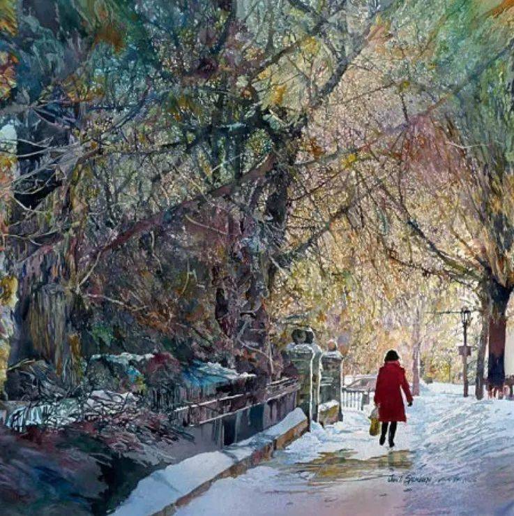 水彩的另一种打开方式,这水彩画,我不得不服!