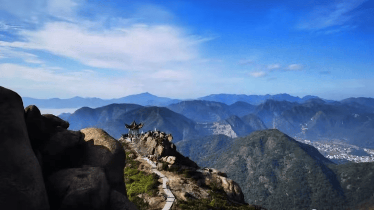 苍南藻溪三台山风景图片