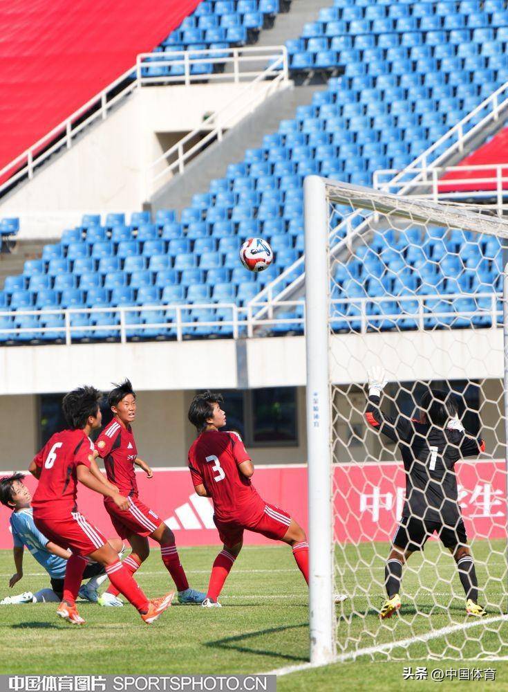 历城二中获得全国青少年校园足球联赛高中女子组冠军_比赛_场景_中国