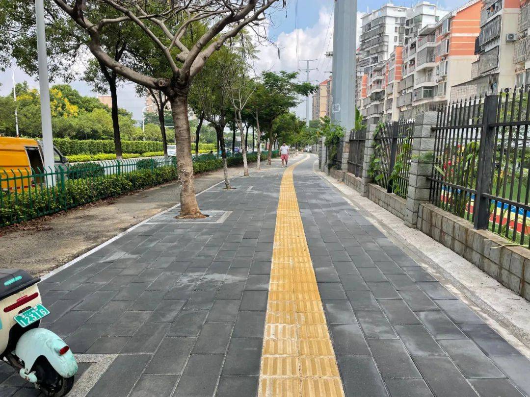 翔安这些人行道换"新颜",出行更安全舒适了→_改造_北路_大道