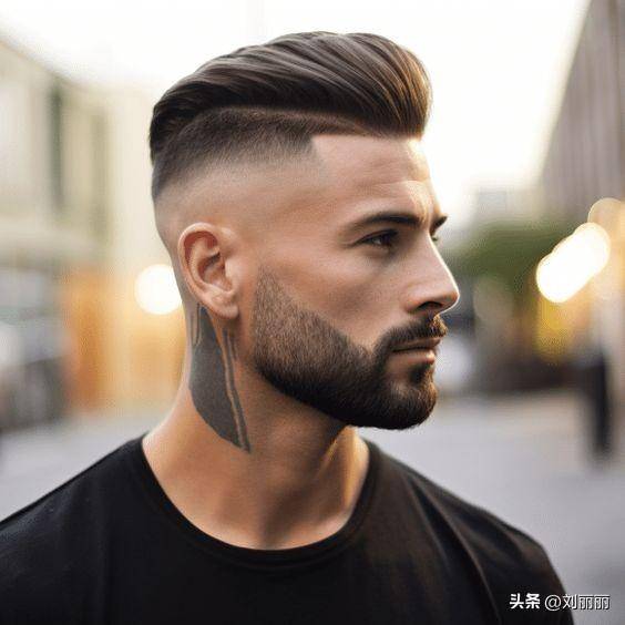 两侧铲短露额发型:时尚有型,尽显精神风采