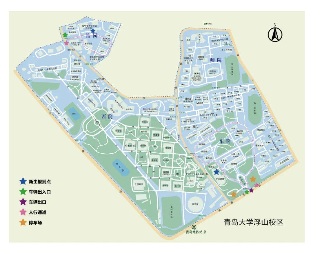 青岛滨海学院地图高清图片