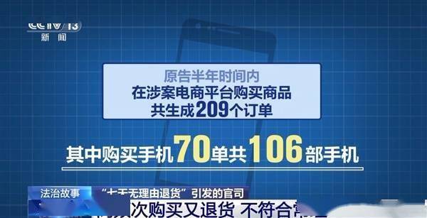 网购4部手机退货遭拒还输官司！央视揭秘原因：半年退了77次-买手机想退货