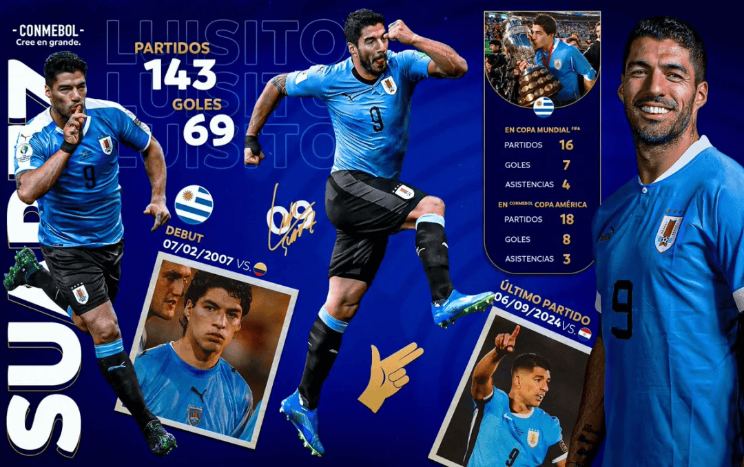 苏亚雷斯泪洒告别赛,乌拉圭黄金一代正式落幕