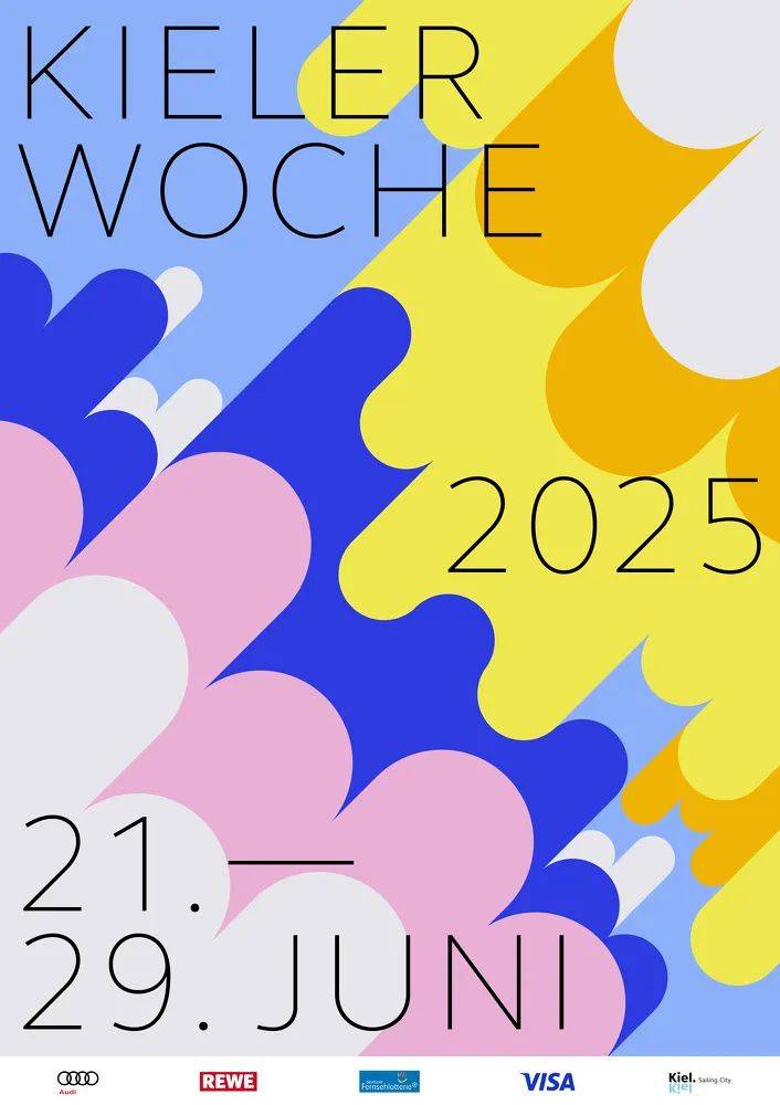 揭晓| 2025德国基尔周帆船赛海报竞赛获奖作品公布
