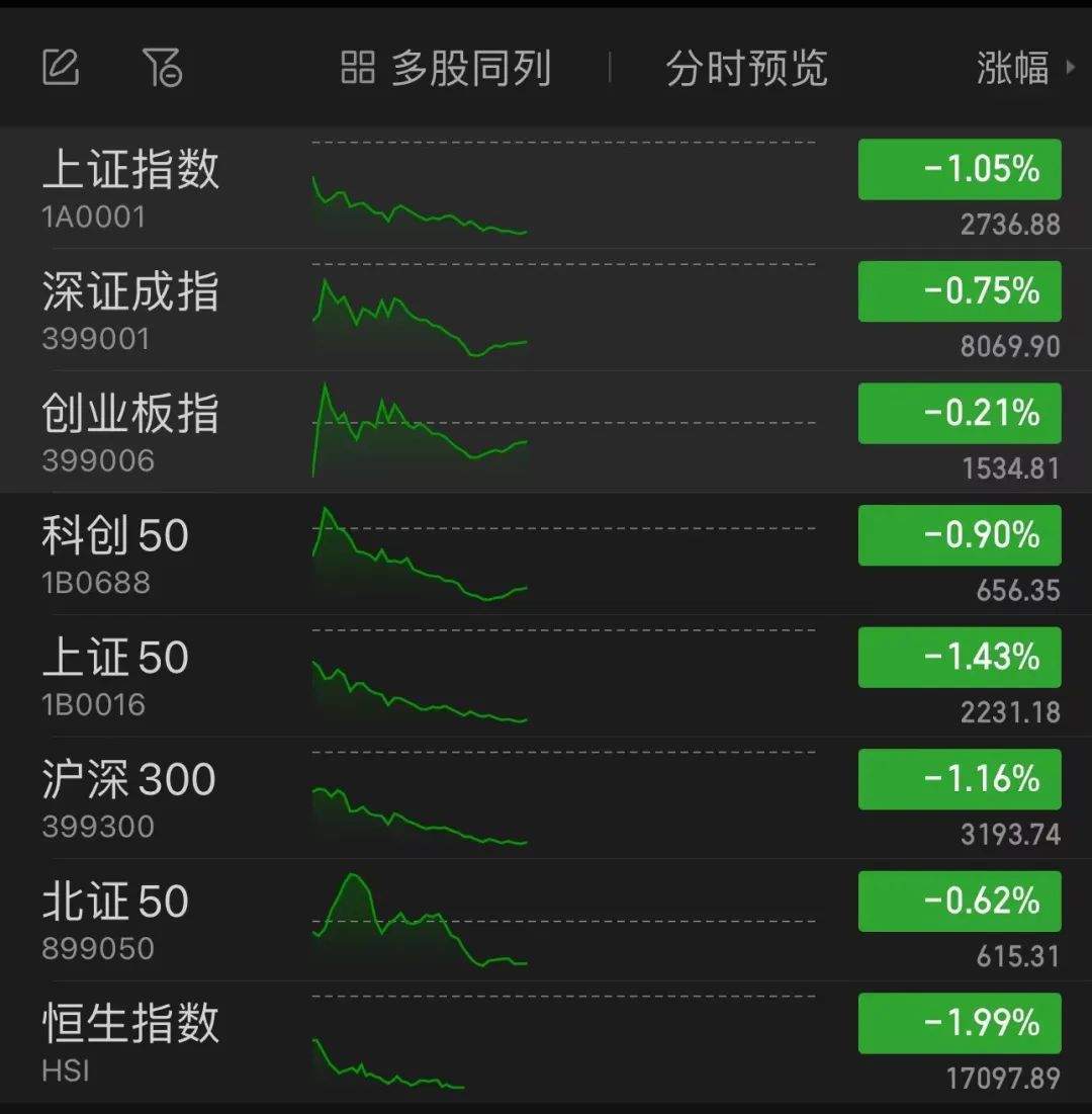 A股上热搜，持续下跌开启2700点保卫战！A50期货指数，急跌！医药股逆势走强，半导体设备投资持续加大