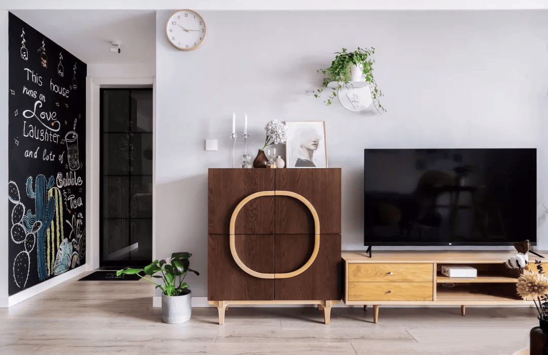 78平小户型北欧风,白灰木色交织,精致小窝让人倍感温馨与舒适!