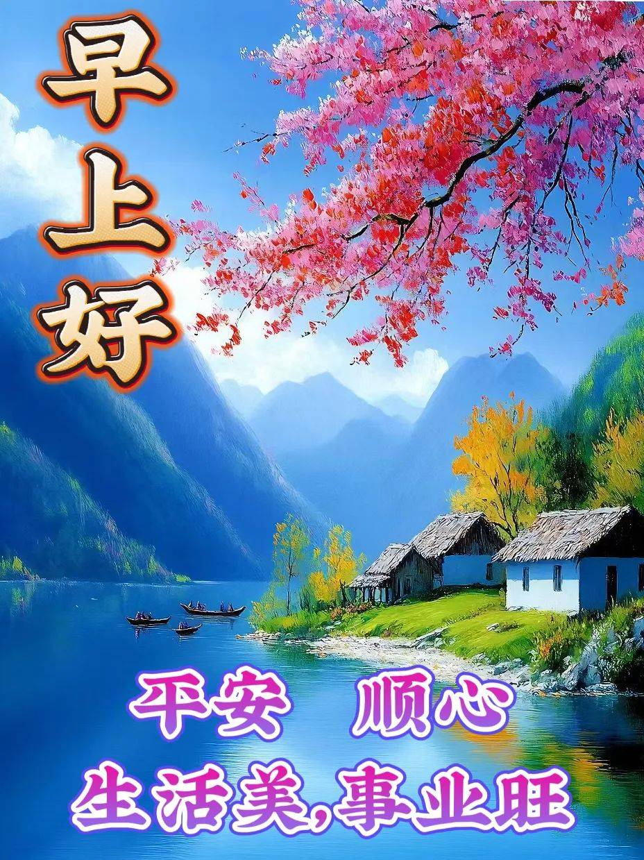 早安祝福美图,精选早安祝福美文_问候_平安_人生
